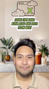 Isang link lang ang need mo kuha agad ang data from web! #kaalam00 #fyp #work #exceltutorials #excel | John Mark G. Ureta