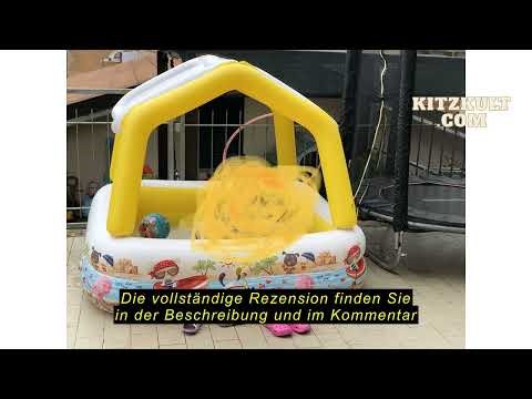 Produktbewertung Intex 57470NP - Aufblasbarer Aquarium-Pool mit abnehmbarem Sonnendach, Vinyl, Mehrf