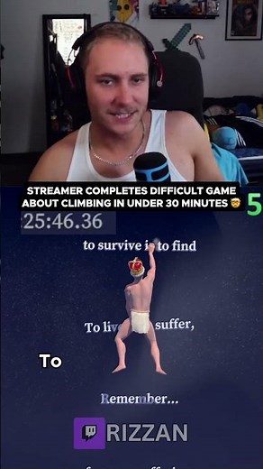 I Beat A Difficult Game About Climbing in Under 30 Minutes!