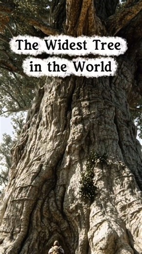 The Widest Tree in the World 🌳😲