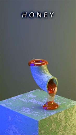 2F2G on Instagram: "Cylinder x Pipe multi material Simulation, soft body, honey slime sand & more #blender3d #3dart #3danimation #satisfying #satisfyingvideo #cinema4d #simulation #houdini"