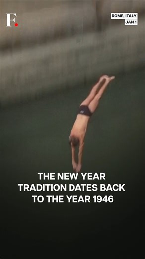 Firstpost on Instagram: "#FPReels| Italy: Divers Plunge Into River Tiber To Welcome New Year Italians welcomed the New Year with a long running tradition in Rome as divers leapt into the icy waters of the River Tiber on January 1. Crowds gathered along the riverbanks to cheer on the divers. Despite freezing temperatures, the annual Tiber Dive went ahead as planned, with a few unscheduled participants also joining the tradition that dates back to 1946."