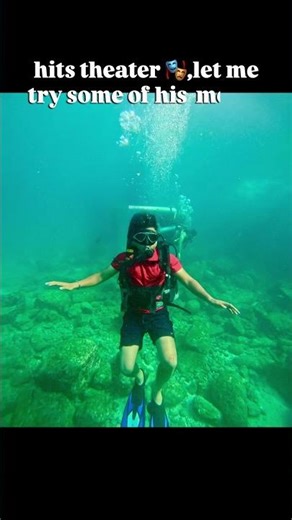 Michael Jackson Dance Underwater 🤿🕺 Scuba Moonwalk Attempt | Ironmonster13