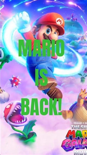 The Gang Is BACK! New Super Mario Galaxy Movie Posters Drop! #supermariogalaxy #supermariosunshine