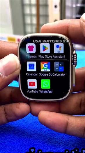 Sim Supported Smart Watch With Multiple Features And All Working Apps ❤️ #miniphone #simwatch #smartwatch #trendingnow #viral