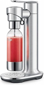 Sage - The InFizz Fusion Home Soda Maker - Für sprudelndes Wasser, Saft, Tee, Cocktails und alle sprudelnden Getränke, Gebürsteter Edelstahl