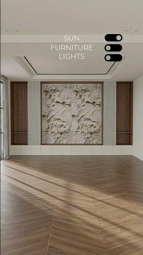 The power of 3D tool! Amazing contemporary living room - dining room with HomeByMe design tool!