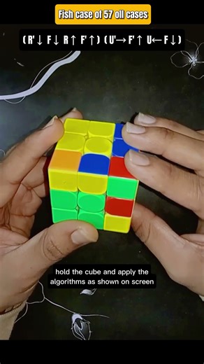 (part-21) all 57 oll algorithms with easy finger tricks #cfopmethod