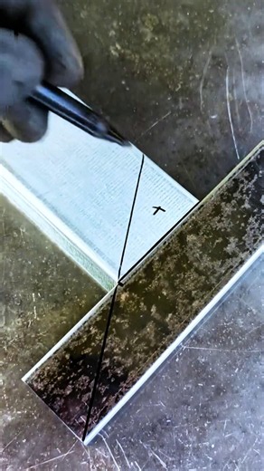 quick trick for cutting 90 degree hollow pieces of different sizes