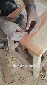 We make wooden stool #woodworking #rajinikanth #art #woodart #woodcraft