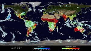 NASA Scientific Visualization Studio | Global Fire Weather Database