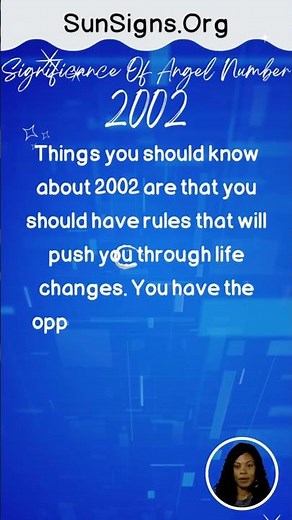 Significance Of Angel Number 2002 | SunSigns.Org | #shorts #angelnumbers