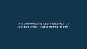 There are six key criteria that will determine your eligibility to apply for the Australian general Practice Training Program. Not sure if you’re eligible to apply? Contact us on becomeagp@racgp.org.au or 1800 472 247. | RACGP