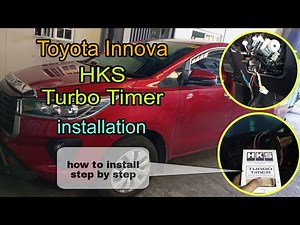 Toyota Innova | HKS Turbo Timer installation (how to install) step by step