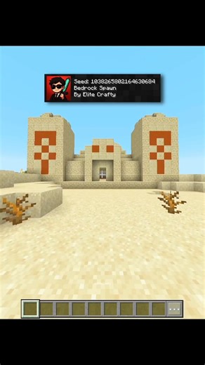 Minecraft Desert Temple Seed Moment