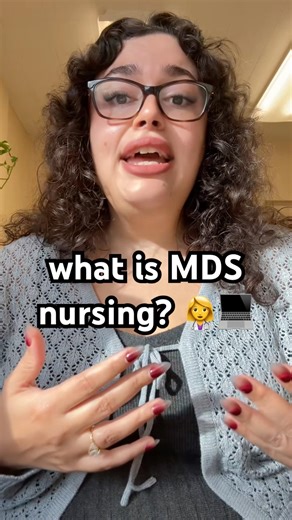 What is an MDS nurse? 👩‍⚕️💻 #softnursing