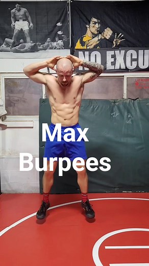 15 min Max Burpees #workout #fitness #fitnessmotivation #weightlifting #crossfit #burpees #wod #fit