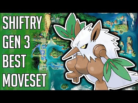 Shiftry Gen 3 Best Moveset - Shiftry Best Moveset Moves Pokemon Emerald Ruby Sapphire Red Green