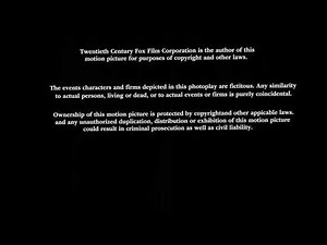 Porchlight Entertainment / Released by 20th Century Fox (2005) (Hamburger Closing Variant)