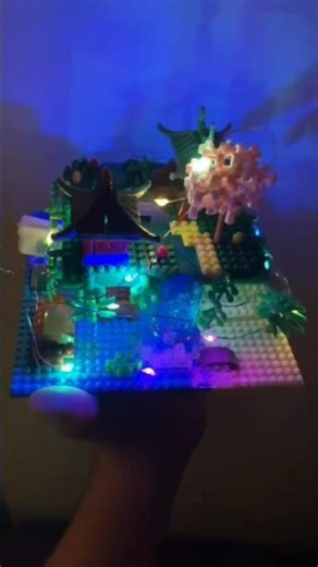 lego tree house with fairy lights, hopefully can post parts of the build