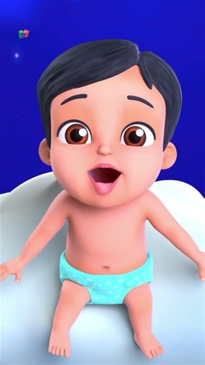 Chanda Mama Round and Chubby #shorts #chandamama #rhymes #poems #viralshorts