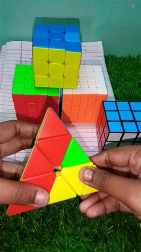 Triangle Cube Solution 😀 #cubing #cubesolve #cubepuzzle #rubikscube #cubechallenge