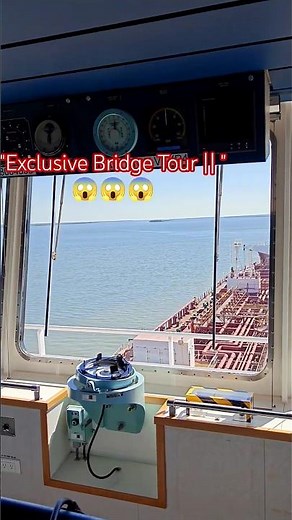 "Exploring the Heart of a Ship: Navigation Bridge Control Room Tour" #ship #marinelife #trending