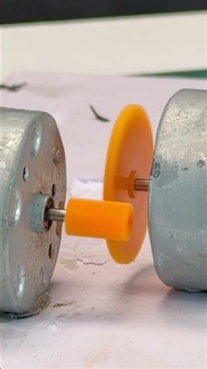 Belt Drive • Dc Motor | #dcmotor #tech #youtubeshorts #motor #dcmotorproject