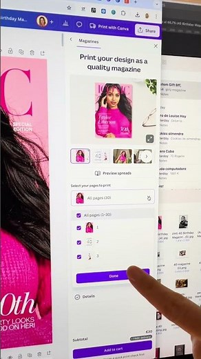 How to print your Magazine with Canva