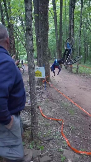 5.9K views · 528 reactions | Huge Yard Sale from @dsan997 during a race run good to see that stand up and walk off from such a heavy hit! - #bike #crash #fails #fridayfails #mtbfail #mtbcrash #cycling #downhill #mountainbike | Mountain Bike Action Magazine | Facebook