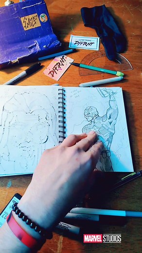 1.5K views · 13 reactions | Practice your craft! 酪♥️ Adding a Difrnt Daredevil to the sketchbook today! I'm about to start Daredevil Born again soon! Currently on The Punisher series. #drawing #art #sketch #marvel #fighter #daredevil #practice #i | Steve Murray | Facebook