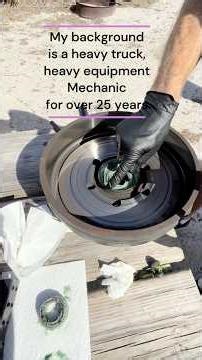 RV Wheel Bearing Repack, Seal Installation. See long video for complete information.