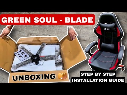 Green Soul Blade Gaming Chair Unboxing + Full Assembly Step-by-Step! (No Mistakes!)