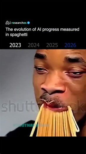 AI researches | AI on Instagram: "🍝 Kind of wild that Will Smith eating spaghetti is still the go-to reference point for AI progress But it's starting to feel too real. A creator (@modern.makeovers) used the Kling 3.0 AI model, now available exclusively on @higgsfield.ai, to show how far AI video and audio have come since those early demos. Three years ago, AI video barely existed in any usable form. Now some clips don't read as AI anymore. Hard not to wonder where this lands in another couple 