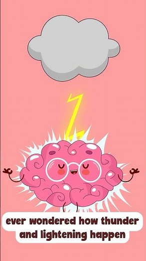 How Thunder & Lightning Happen | Cute Kids Animation Short #kidsshort #scienceforkids