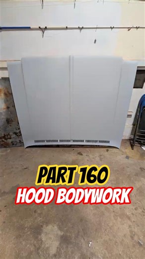 HOOD BODYWORK - Rebuilding a 1975 Chevy C10 Part 160