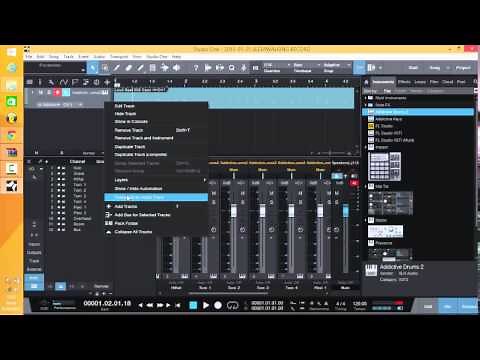 How to mixdown multi out channel drum addictive drums 2 in presonus studio one 3
