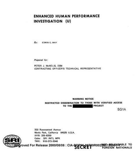 CIA Declassified Human Performance Enhancement Investigation From 1987 Studied How To Protect Your Own And Other Peoples Blood From Destruction With Mindful Intention - Successfully