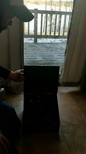 Got my Bite Me Box tip up all set up ! Paired with a vulture system!!! ☠Boberg ☠ | Grim Outdoors