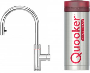 Quooker Flex met PRO3 boiler 3-in-1 kokend water kraan chroom