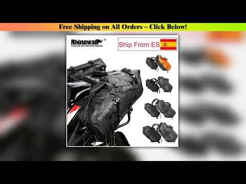 Rhinowalk Motorcycle Side Bag 2PCS Waterproof Dry Motor Saddle Double Side Bag 18L/28L/48L