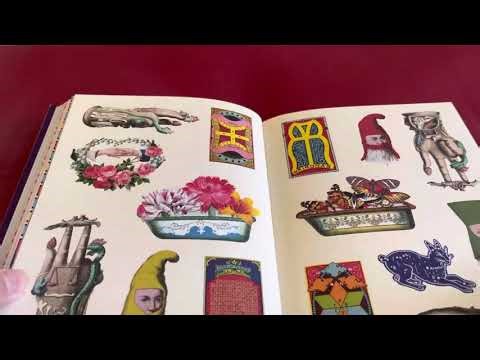 The Antiquarian Sticker Book Imaginarium Flip through