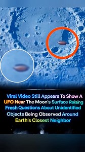 😳 WHAT IS THIS DOING ON THE MOON?! A viral clip is shocking the internet after what looks like a mysterious object was spotted right on the Moon’s surface 🌕 Zoomed-in footage shows a strange metallic-looking shape sitting inside a lunar crater — and no one can agree on what it really is. Some say it could be a shadow or camera glitch… Others believe it might be something far more unsettling. Why does it look solid? Why is it casting a shadow? And why hasn’t NASA explained it? With new space ca