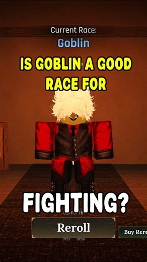 Is Goblin A Good Race For PVE? #roblox #theforge