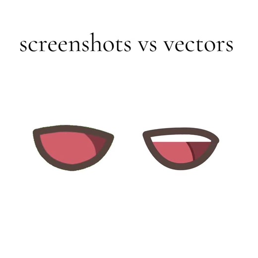 Understanding Screenshots vs Vectors in Animation