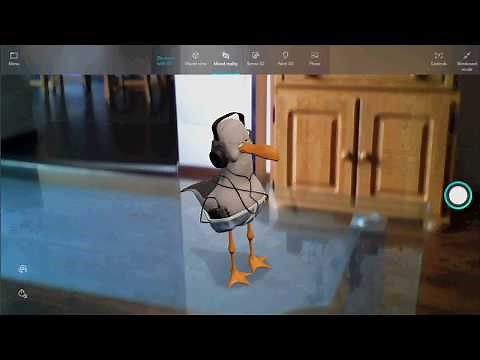 Demo of Using the Mixed Reality Viewer App in Windows 10 and 11.