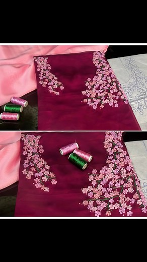 #beautifulsilkthreadembroidery #handembroiderykurthi #silkthreadembroidery #jaicyscreative #handembroiderykurthi #fbreels2025ツ | Jaicy's Creative Designs