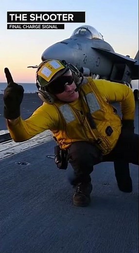 Inside the Aircraft Carrier Catapult Launch Cycle (CATOBAR) #military #navy #f16v