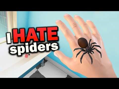 I played a Spider VR Game with Arachnophobia...