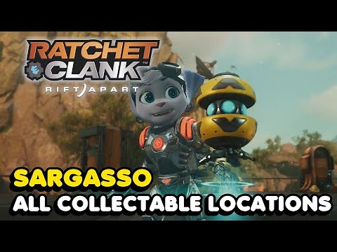 Ratchet & Clank Rift Apart - Sargasso - All Collectible Locations (Gold Bolts, Armor, Spybots, etc)